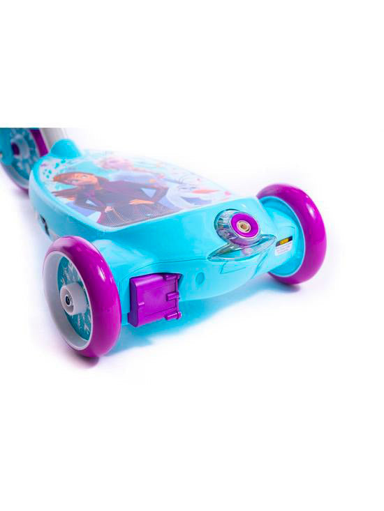 Monopattino Elettrico 3 Ruote per Bambini Sparabolle con Licenza Disney Frozen