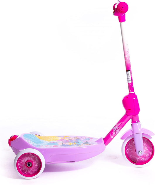 Monopattino Elettrico 3 Ruote per Bambini Sparabolle con Licenza Disney Princess