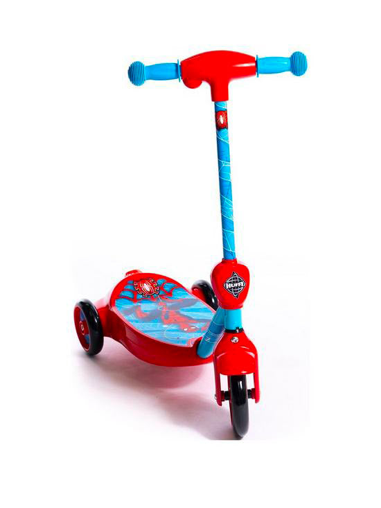 Monopattino Elettrico 3 Ruote per Bambini Sparabolle con Licenza Marvel Spiderman