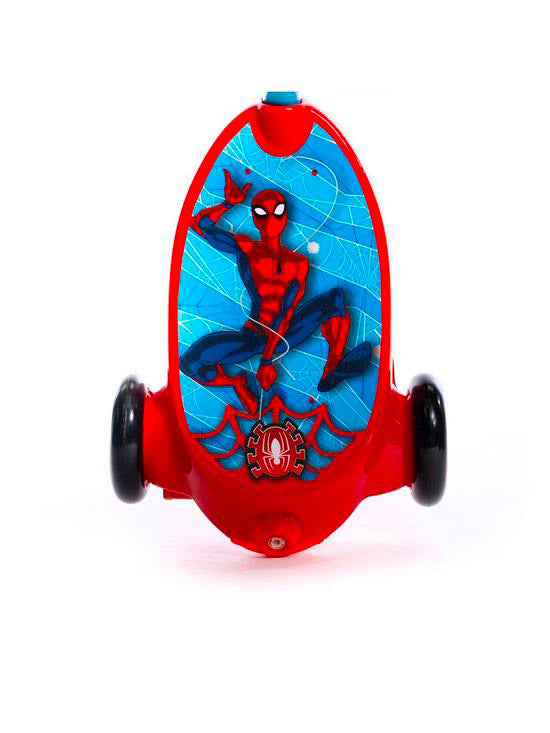 Monopattino Elettrico 3 Ruote per Bambini Sparabolle con Licenza Marvel Spiderman