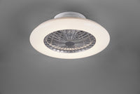 Ventilatore da Soffitto con Lampada Plafoniera Led Glitter Rotondo Stralsun Trio