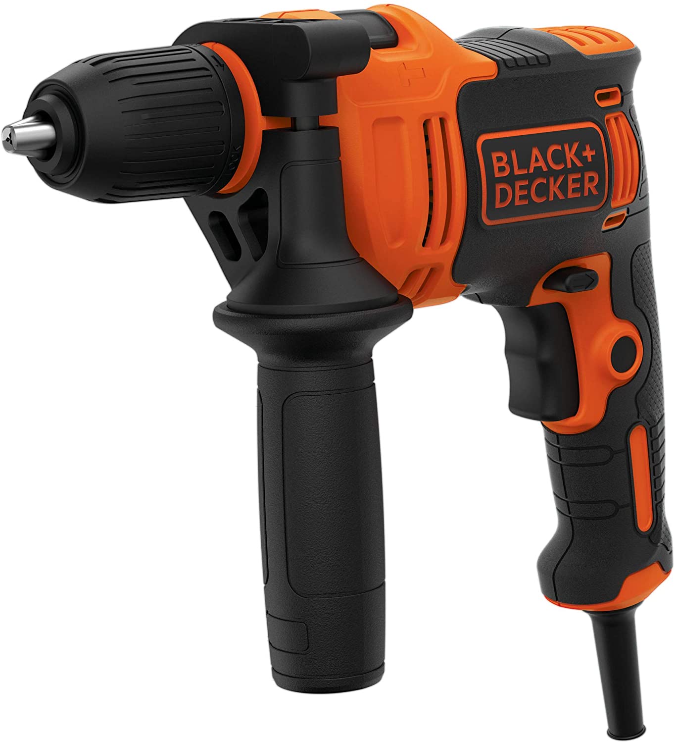 Trapano a Percussione Elettrico 710 W Black Decker BEH710K-QS Valigetta e Punte