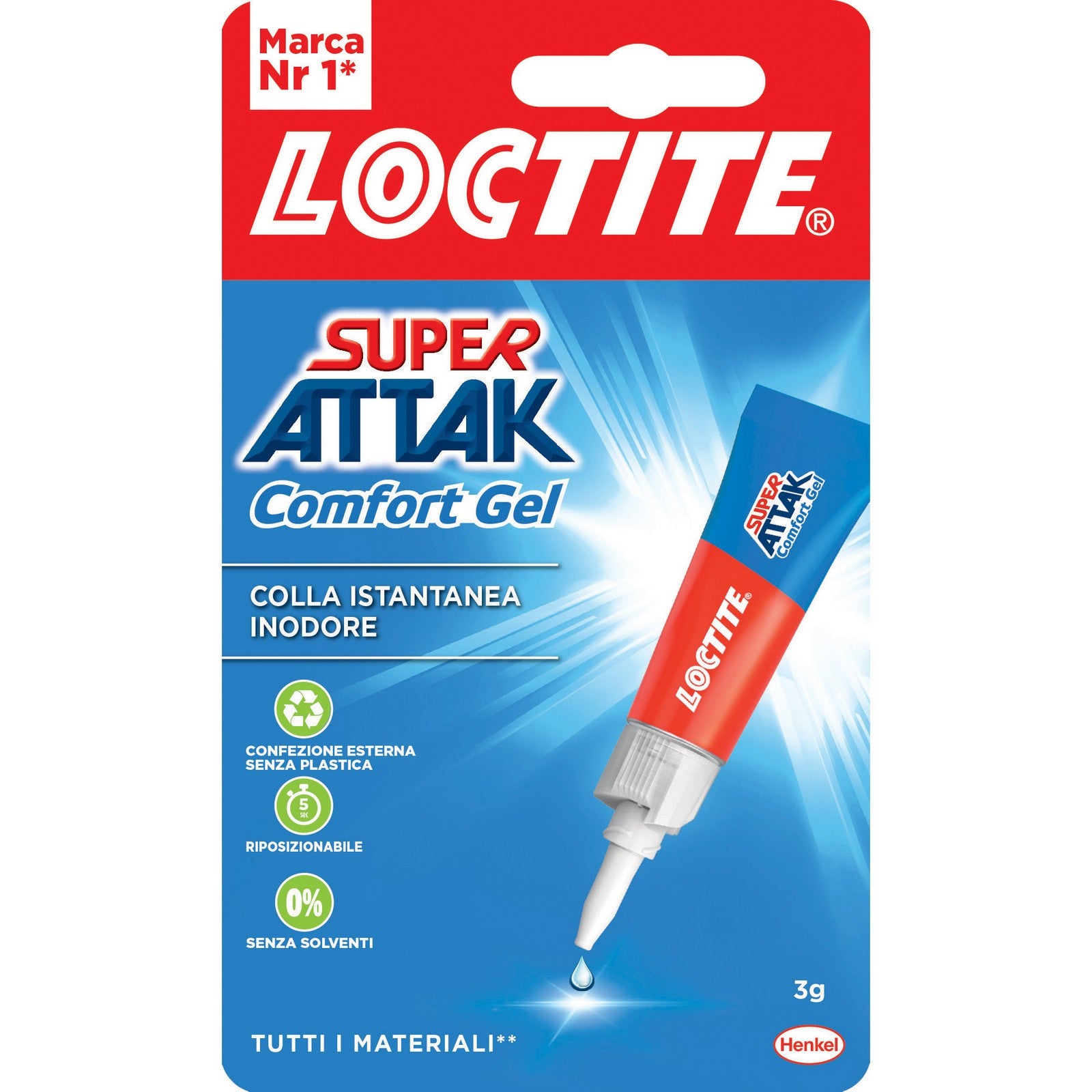 24pz adesivo attak comfort gel gr.3 2814