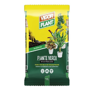 Terriccio per PIANTE VERDI appartamento E tropicali VIGORPLANT 10LT kentia ficus