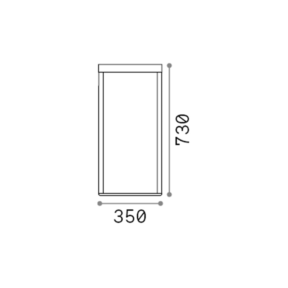 Piantana Industrial-Minimal Ipotesi Metallo Bianco Led 16W 3000K H73Cm