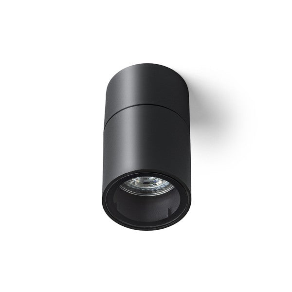 Lampada plafoniera SORANO da soffitto nero plastica 230V LED GU10 8W IP44