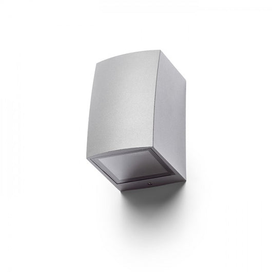 Lampada Faretto SELMA da parete grigio argento  230V GU10 35W IP54