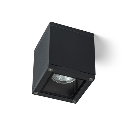 Lampada plafoniera KEIG da soffitto nero  230V GU10 35W IP65