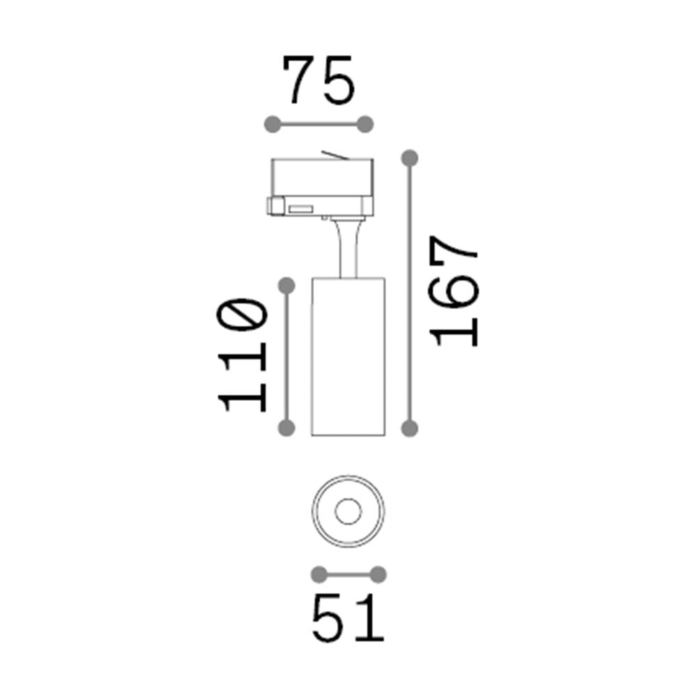 Proiettore Fox On-Off Alluminio-Materie Plastiche Ottone Led 8W 3000K Luce Calda