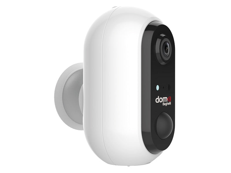 Smart Camera da Esterno Beghelli FullHD Wi-Fi Videocamera a Batteria Domotica