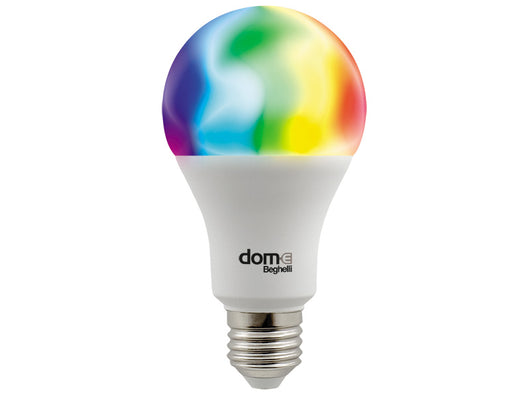 Lampadina Smart Goccia Wi-Fi RGB Colorata Colori Beghelli Smartphone Domotica Formato: 14 W