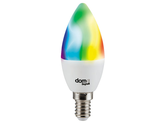 Lampadina Smart Oliva Wi-Fi RGB Colorata Colori Beghelli Smartphone Domotica