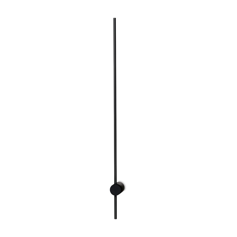 Applique Industrial-Minimal Essence Metallo Nero Led 20W 3000K Luce Calda