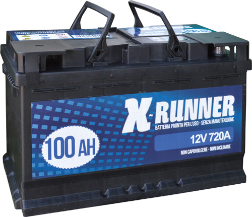 Batteria Auto 'X-Runner'  60Ah/640A 12V Start&Stop