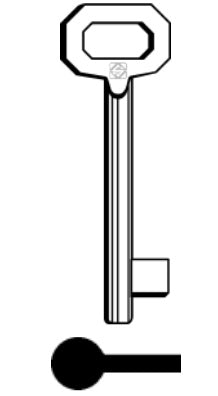 SILCA CHIAVE PATENT PASSE PARTOUT Q6 5010 confezione da PEZZI 5