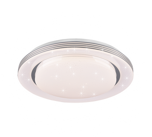 Plafoniera Led Soffitto Grande Telecomando Cielo Stellato Stelle Atria GD Trio