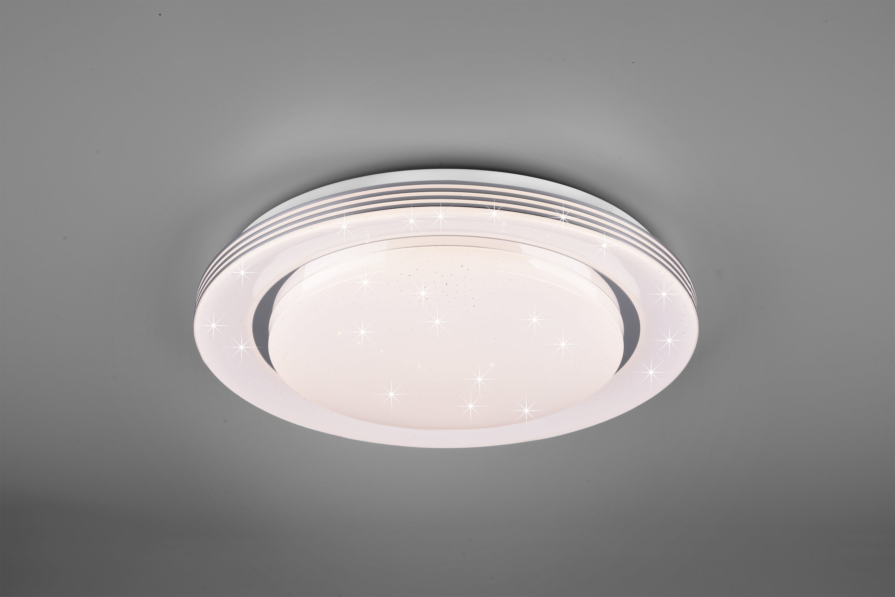 Plafoniera Led Soffitto Grande Telecomando Cielo Stellato Stelle Atria GD Trio