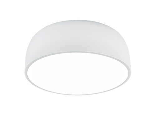 Plafoniera Led Soffitto Tonda Moderna 4 Luci E27 Bianca Baron GD Trio