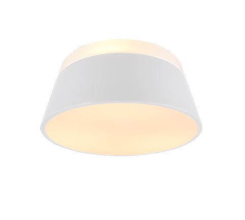 Plafoniera Led Soffitto da Interno Cono Doppio Diffusore Bianco Baroness GD Trio