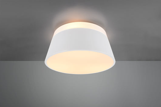 Plafoniera Led Soffitto da Interno Cono Doppio Diffusore Bianco Baroness GD Trio