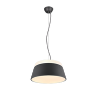 Lampada Sospensione Interno Cono 45 cm Antracite Baroness GD Trio