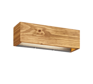 Applique Led in Legno Rettangolare bi-emissione Dimmer 13 W Brad GD Trio