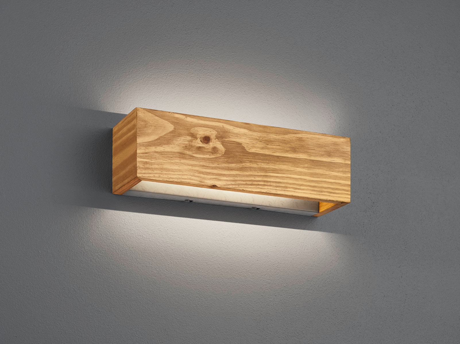 Applique Led in Legno Rettangolare bi-emissione Dimmer 13 W Brad GD Trio