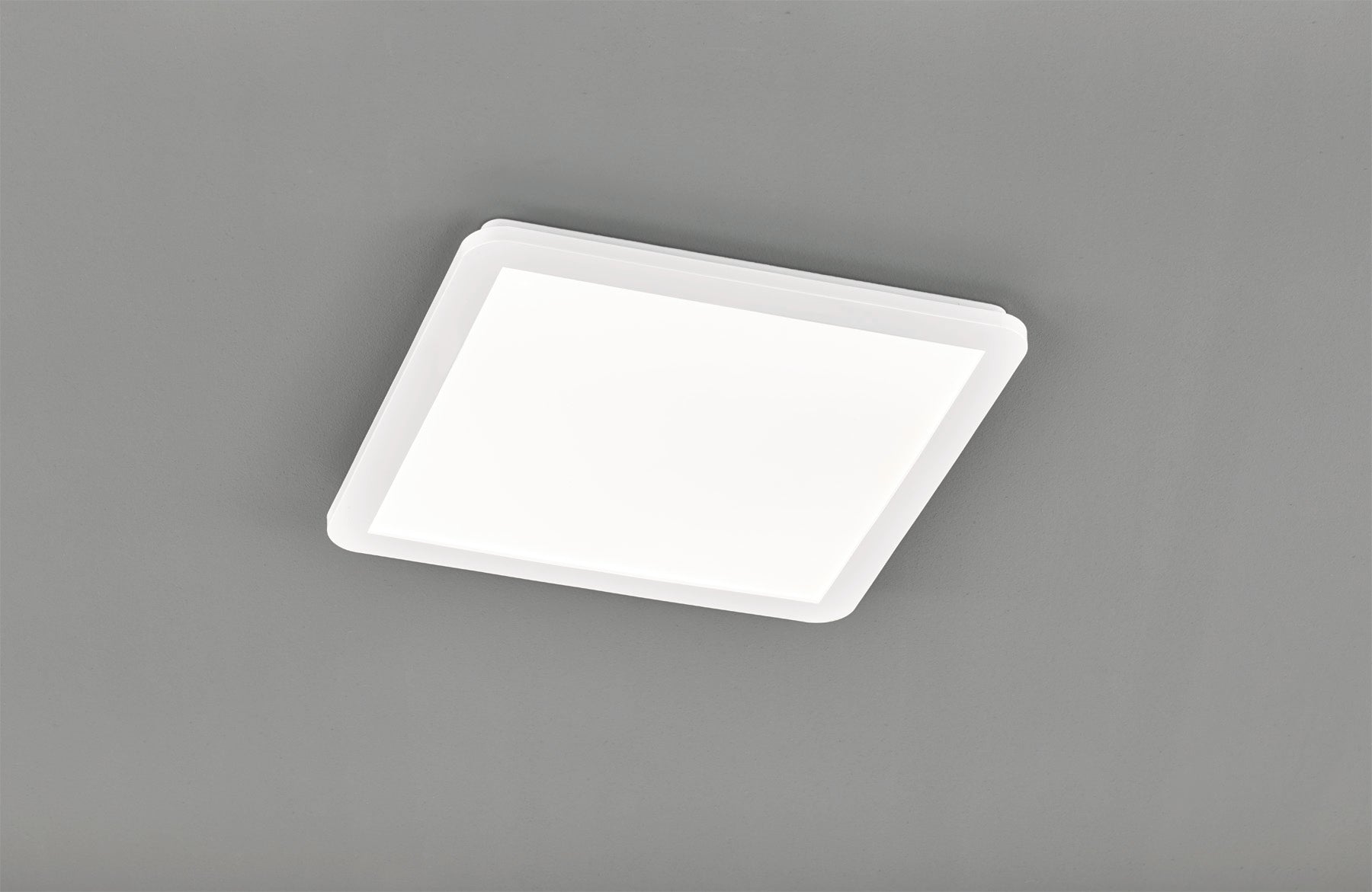 Plafoniera Led Interno Moderna Dimmer Quadrata Bianco Camillus GD Trio