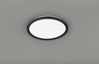 Plafoniera Led Interno Moderna Dimmer Tonda Nero Camillus GD Trio