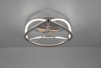 Plafoniera Led Soffitto Interno Ellissi Acciaio 41 cm Charivari GD Trio GD Trio