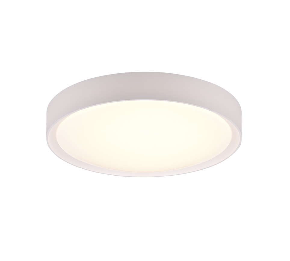 Plafoniera Led Bagno Soffitto 18W 33 cm Bianco Clarimo GD Trio