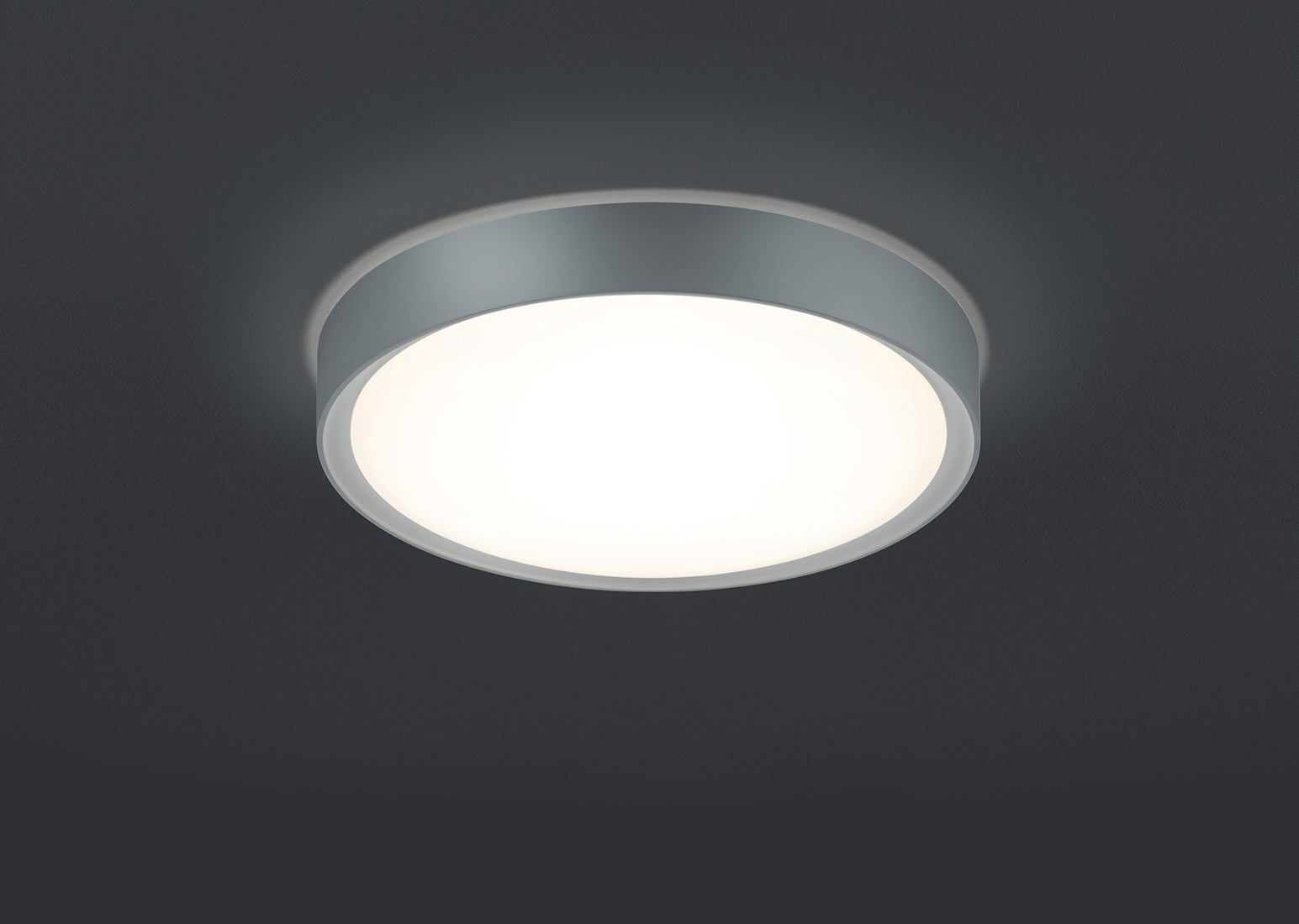 Plafoniera Led Bagno Soffitto 18W 33 cm Alluminio Clarimo GD Trio