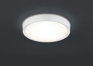 Plafoniera Led Bagno Soffitto 18W 33 cm Bianco Clarimo GD Trio