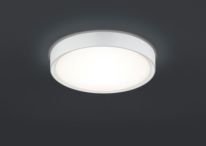 Plafoniera Led Bagno Soffitto 18W 33 cm Bianco Clarimo GD Trio