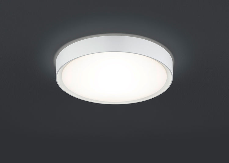 Plafoniera Led Bagno Soffitto 18W 33 cm Bianco Clarimo GD Trio