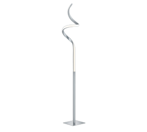 Lampada Piantana Led Moderna Ondulata 145 cm Acciaio Course GD Trio