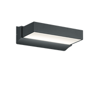 Applique 2 Led Doppia Emissione Luce Antracite Cuando GD Trio