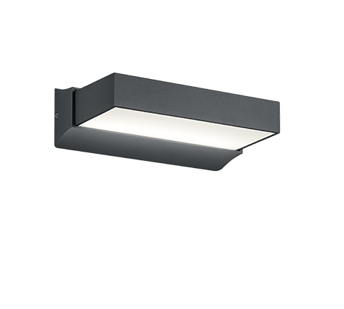 Applique 2 Led Doppia Emissione Luce Antracite Cuando GD Trio