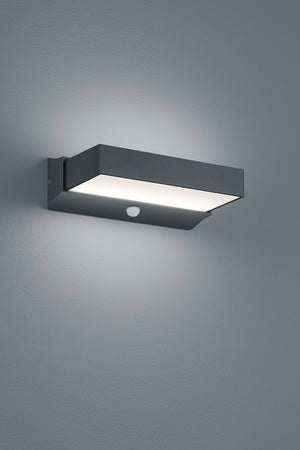 Applique 2 Led Sensore Movimento Doppia Luce Antracite Cuando GD Trio