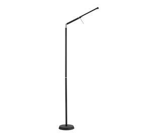 Lampada Piantana Led Orientabile H154 cm Dimmer Touch Nero Filigran GD Trio