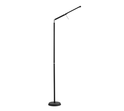 Lampada Piantana Led Orientabile H154 cm Dimmer Touch Nero Filigran GD Trio