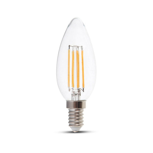 Bulb LED - Filamento 4W E14 Candela trasparente Dimmeble 3000K