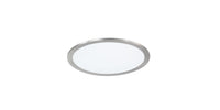 Plafoniera Led Soffitto Tonda Interno Dimmer Acciaio 30 cm Griffin GD Trio