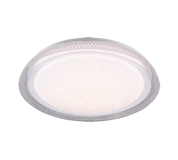 Plafoniera Led Soffitto Interno effetto Stelle Moderna Bianco Heracles GD Trio