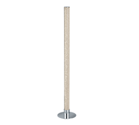 Lampada Piantana Led Tubo H105 cm effetto Cristallo Telecomando Leia GD Trio