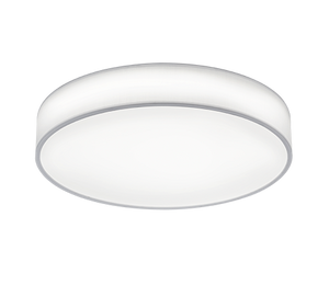 Plafoniera Led Interno Luce Notturna Dimmer Paralume Bianco 60cm Lugano GD Trio