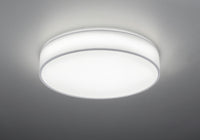 Plafoniera Led Interno Luce Notturna Dimmer Paralume Bianco 60cm Lugano GD Trio