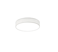 Plafoniera Led Soffitto Interno Diffusore Stoffa Bianco 30 cm Lugano GD Trio