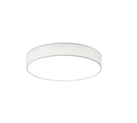 Plafoniera Led Soffitto Interno Diffusore Stoffa Bianco 40 cm Lugano GD Trio