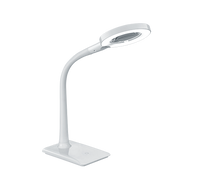 Lampada Tavolo Studio Scrivania Led Flessibile Touch 5W Bianca Lupo GD Trio